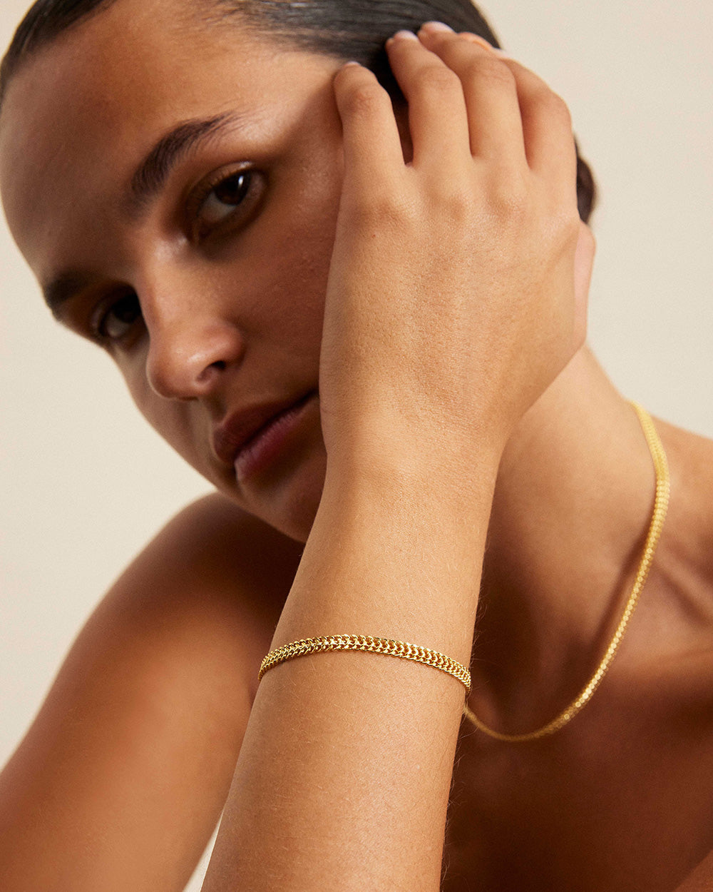 1/2/3Pcs 18K Solid Yellow Gold Bracelet Chain For Men Jewelry Women Jewelry  205mm 8\\\\ Stamped 18K | Wish